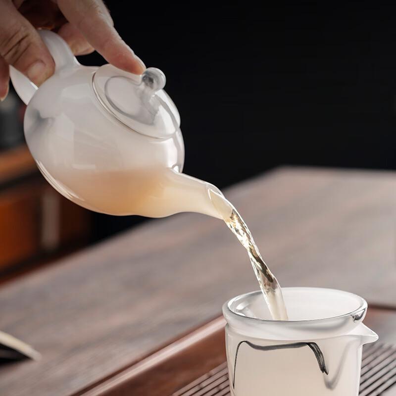 Ink Fragrance Glazed Kung Fu Tea Set