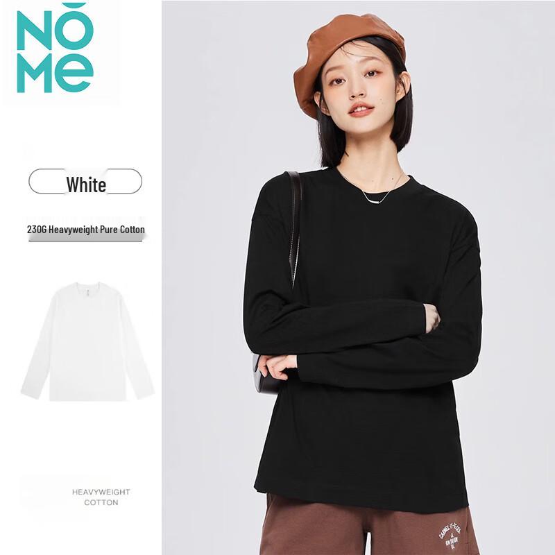 

NOME Women s Loose Fit Long-Sleeve Cotton T-Shirt 2XL