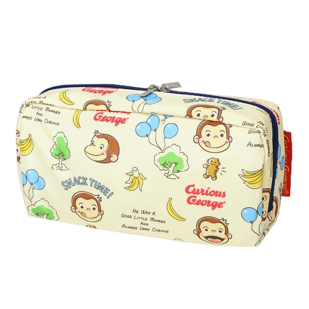 

AI PLANNING Curious George Square Pouch with Banana W20 x H10 x K7532 Patch, D6.5cm,
