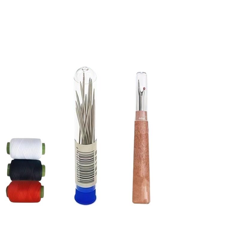 34Pcs Big Eye Sewing Needles Set, Hand Needles For Clothes Quilting Embroidery, Easy Thread Needle Kit