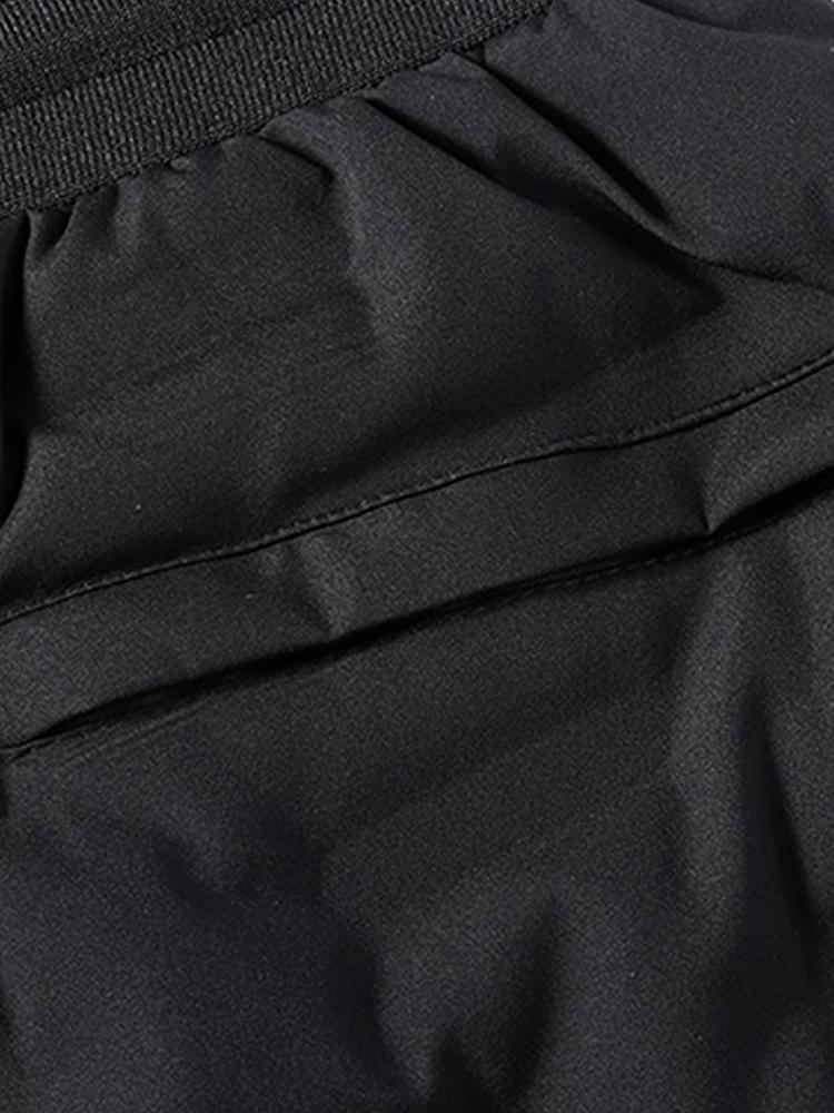 Icaruk Sports Quilted Thermal Duck Down Elastic Waist Casual Padded Pants Apt192