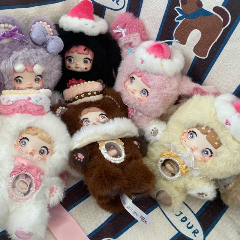 Nommi V7 One Bite Sweetheart Series Plush Blind Box Toy Amaryllis Series Unboxing Confirmation Edition Doll kawaii Birthday Gift