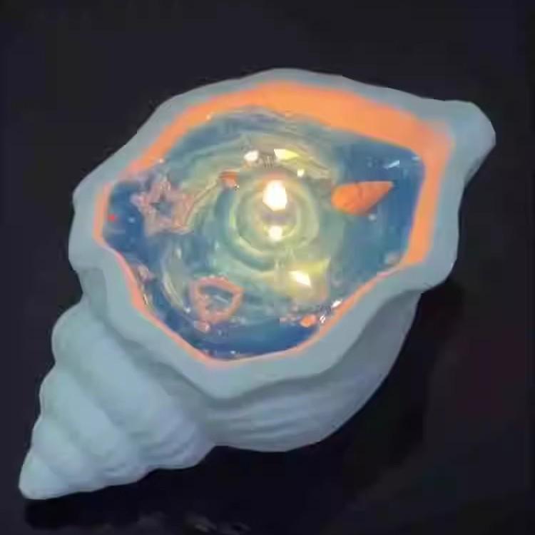 Seashell Scented Candle - Creative Handmade Ornament for Birthday & Bedroom, Long-lasting Home Fragrance