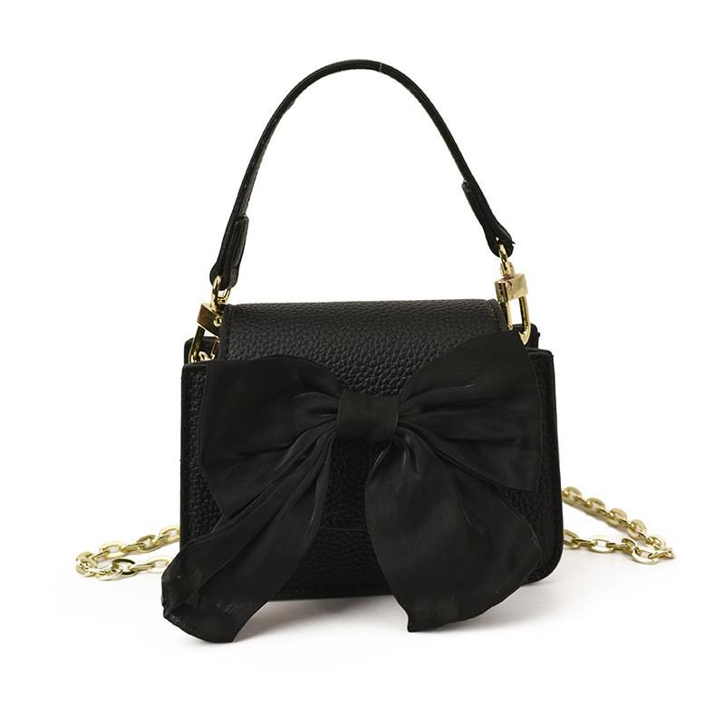 Minimalist Pu Butterfly Knot Shoulder Bag For Daily Casual Wear