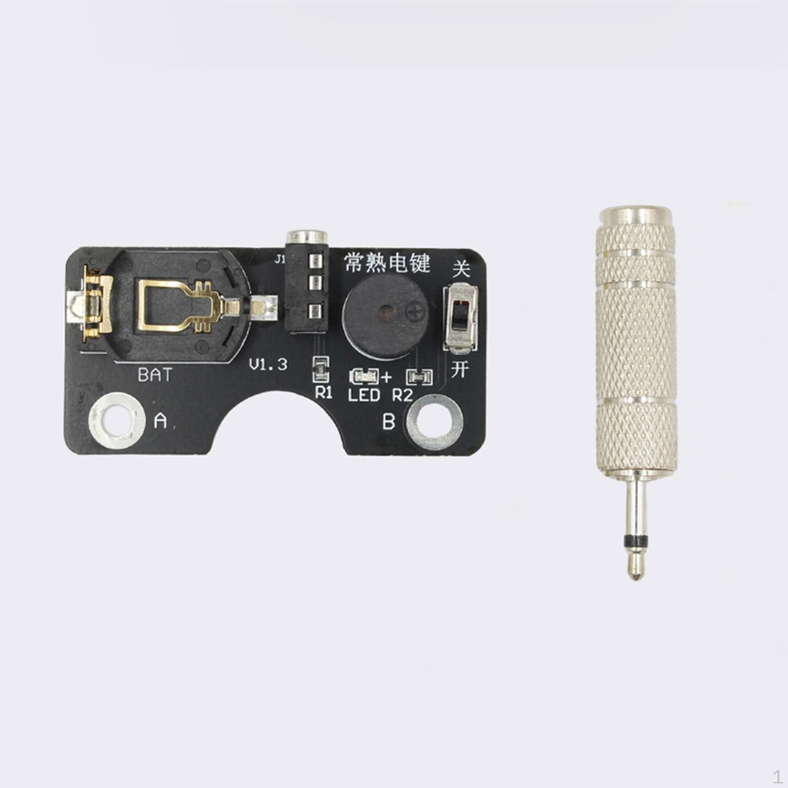 

Electric Key Sound and Light Circuit Board Accessory Replacement for Morse Code Communication