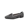 Square head flat sole single shoes women's new non-slip lazy shoes one pedal Doudou shoes