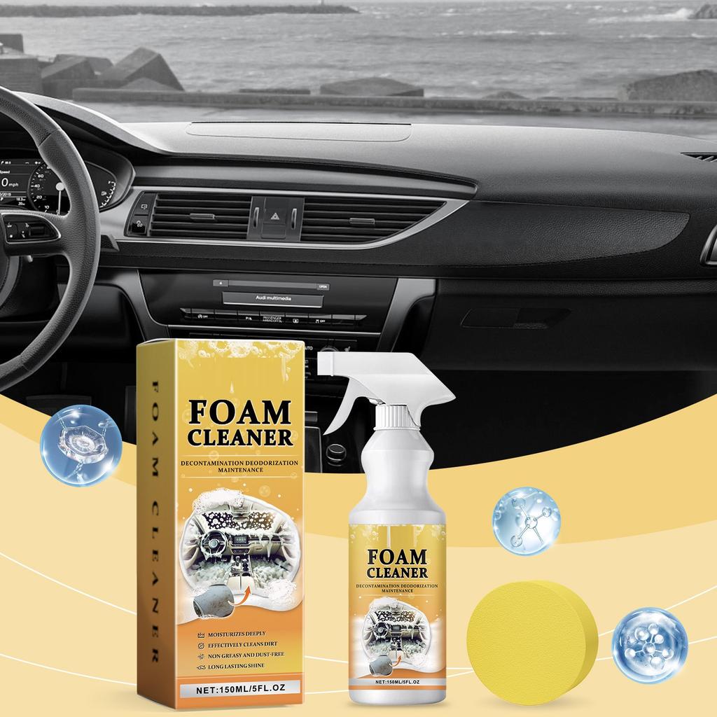 Multi-purpose Foam Cleaner For Cars Interior Seats, Dashboards, Car Paint Maintenance Foam Cleaner 150ml