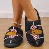 Fashion Cartoon Cute and Interesting Dachshund Dog Women Slippers Indoor Warm Comfort Lightweight Bedroom Concise Winter Cotton Shoes