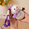 Cute Snowman Plush Toys Kawaii Snowman Stuffed Doll Bag Pendant Keychain Christmas Tree Decor Christmas Gifts For Children Kids