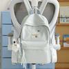 Schoolbag High Value Cute Backpack Female Student Schoolbag Large Capacity Lightweight Simple Ins Wind Leisure Travel Backpack