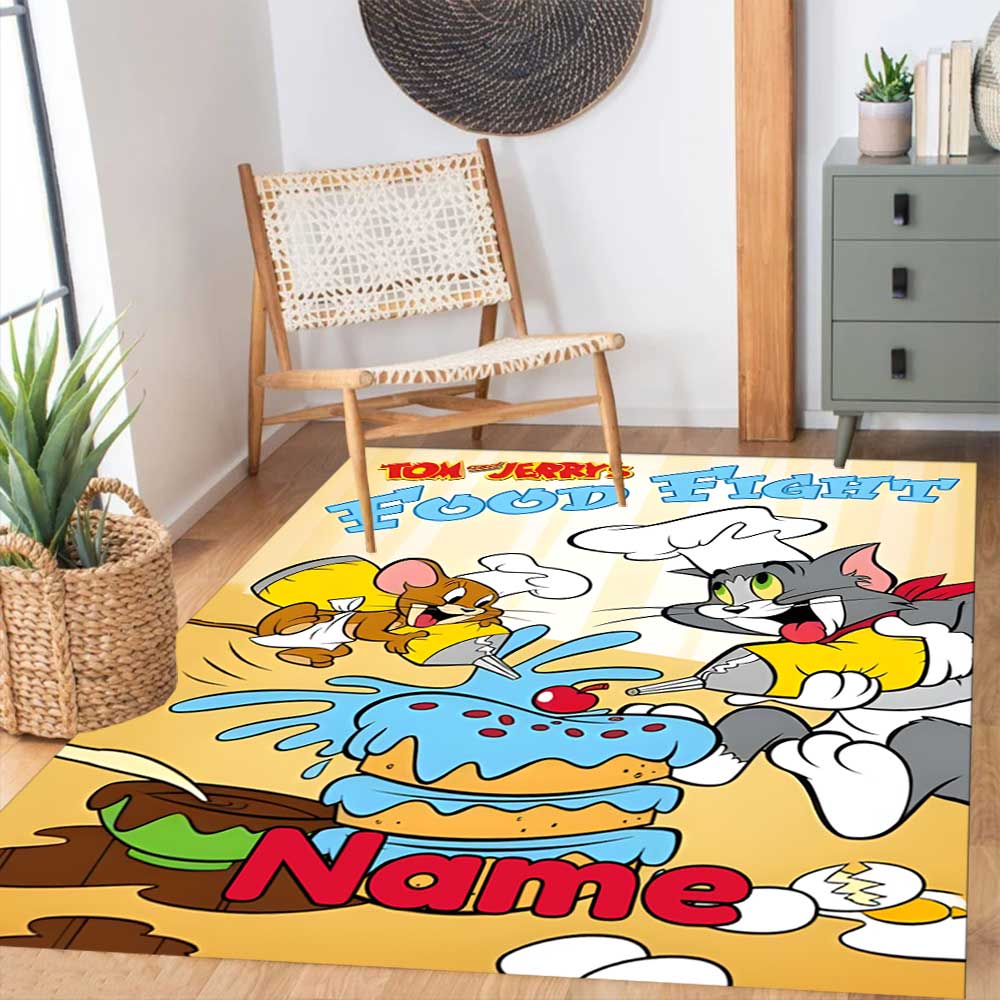 Warner Bros. Works (35) Customize your name rug, office chair cushion, home bedroom living room gift.