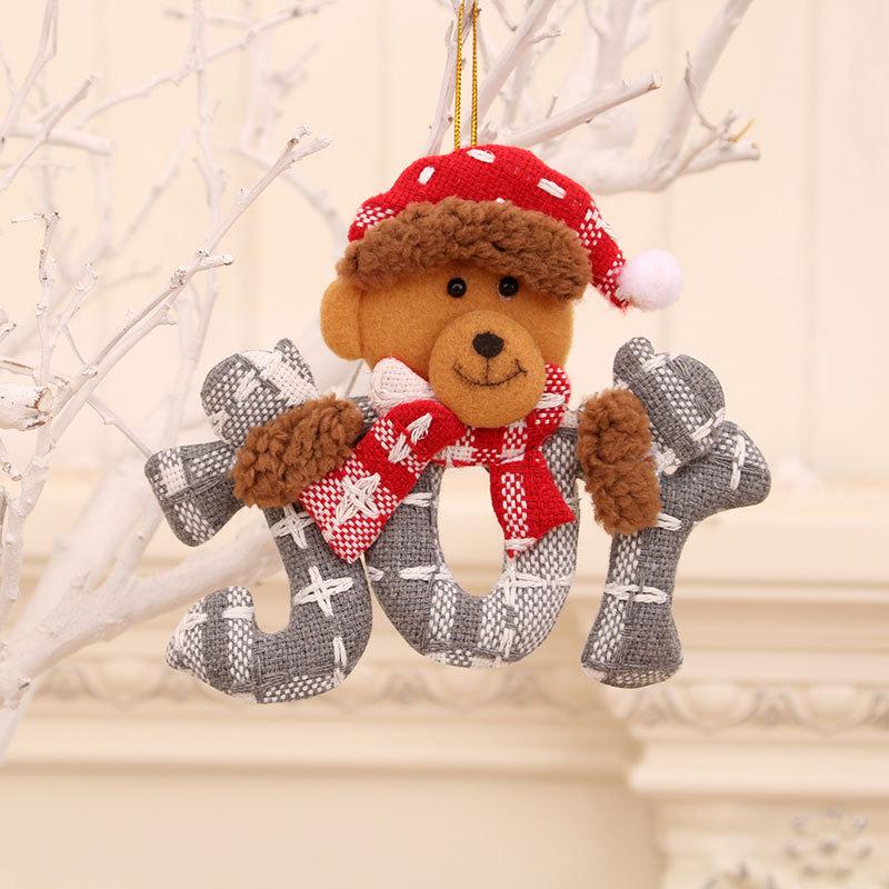 Cross-Border Small Santa Christmas Ornaments - Tree Accessories and Cloth Art Gifts
