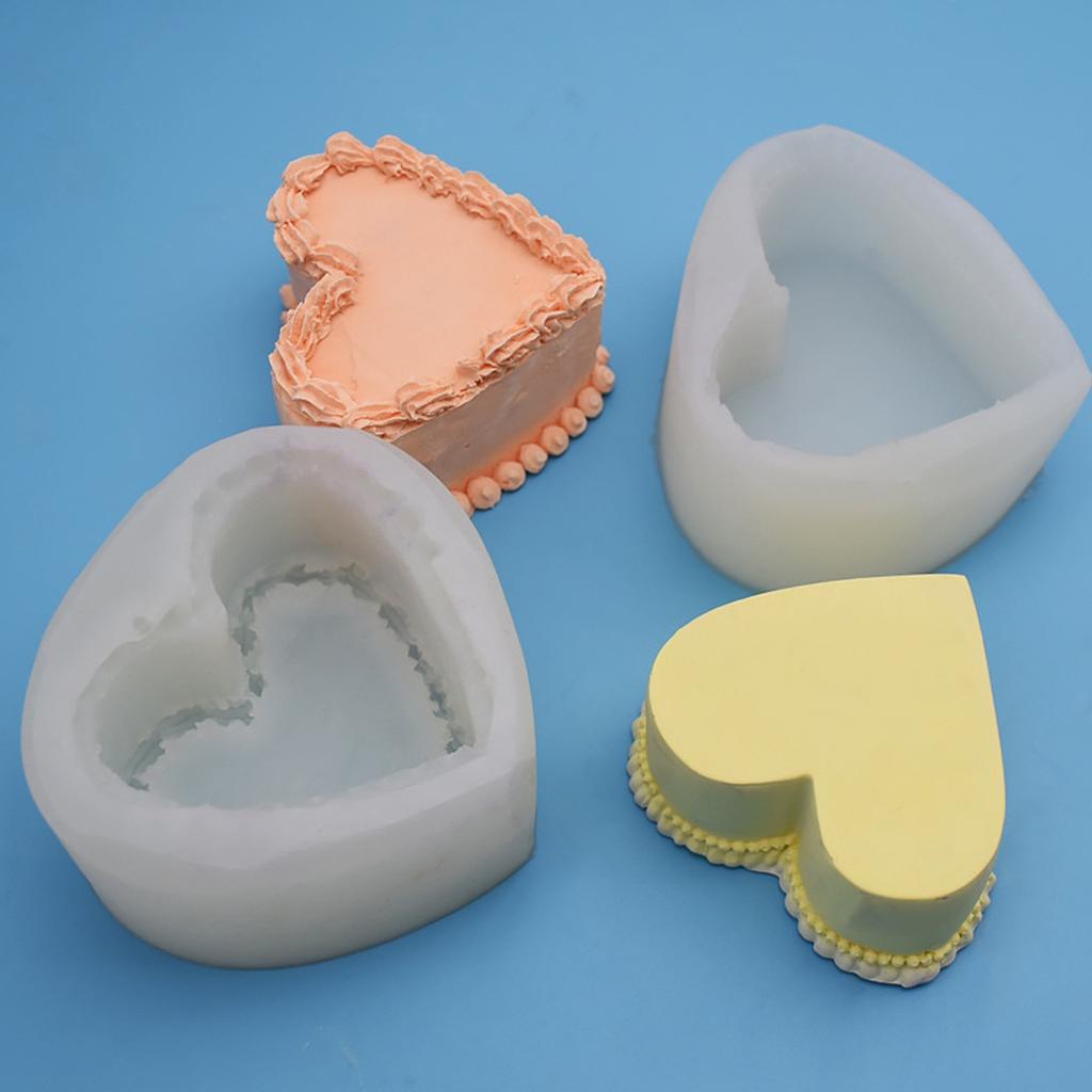 3D Love Hanging Cake Candle Silicone Mold DIY Chocolate Cake Baking Tool Creative Aromatherapy Soap Home Decoration Party