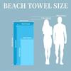 Custom Name Tropical Leaves Beach Towel Personalized Photo 160x80cm Microfiber Bath Towels All Season Soft Absorbent Blanke