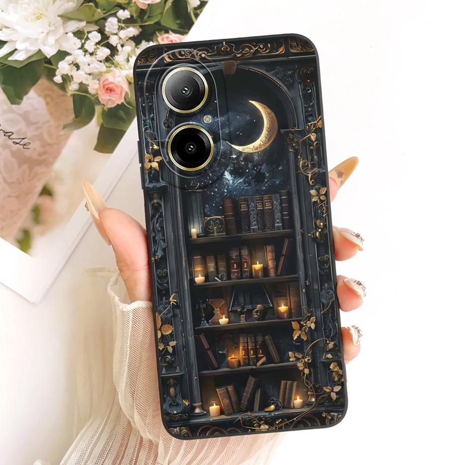 For Realme C67 4G Case RMX3890 Cute Rabbit Cartoon Cover Soft Silicone Case For Realme 12 Lite C 67 RealmeC67 4G Back Cover Bags