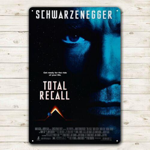 u1Total Recall Movie Metal Poster Tin Sign 20x30cm Collectable Platealuminum 20x30cm（7.8x11.8inch）