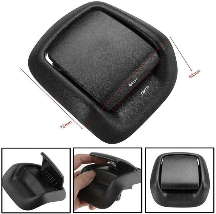 Poignées d'inclinaison de siège - Ford - Fiesta MK6 - 2002-2008 - Noir - Avant droit et gauche