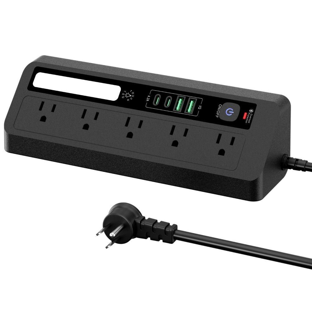3 Color Desktop Charging Strip Touch Activated USB Charging Station  Dorm Tables
