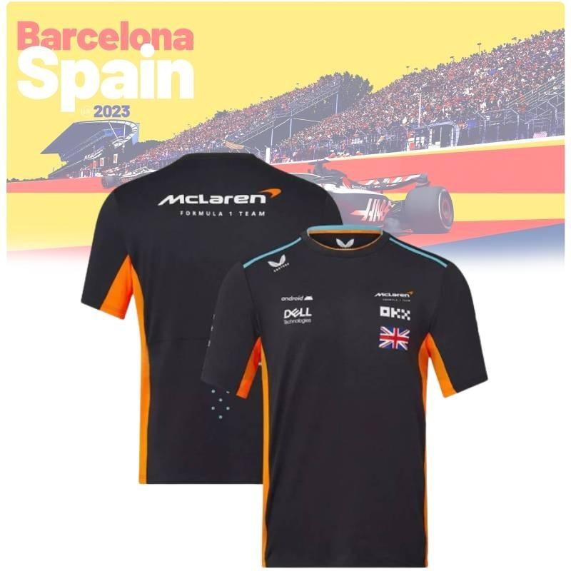 Breathable Mesh Fabric Fia Formula 1 World Championship Men's Summer Shirt