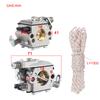 Carburetor Air Filter Gas Cap Fuel Line Hose Spark Plug Kit for Stihl 025 023 021 MS250 MS230 MS210 Zama C1Q-S76C Walbro WT-286