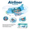 Blue/Pink LED Lights Music Airplane Toys Electric Toy Aircraft Toy Cute LED Plane Model  Kids