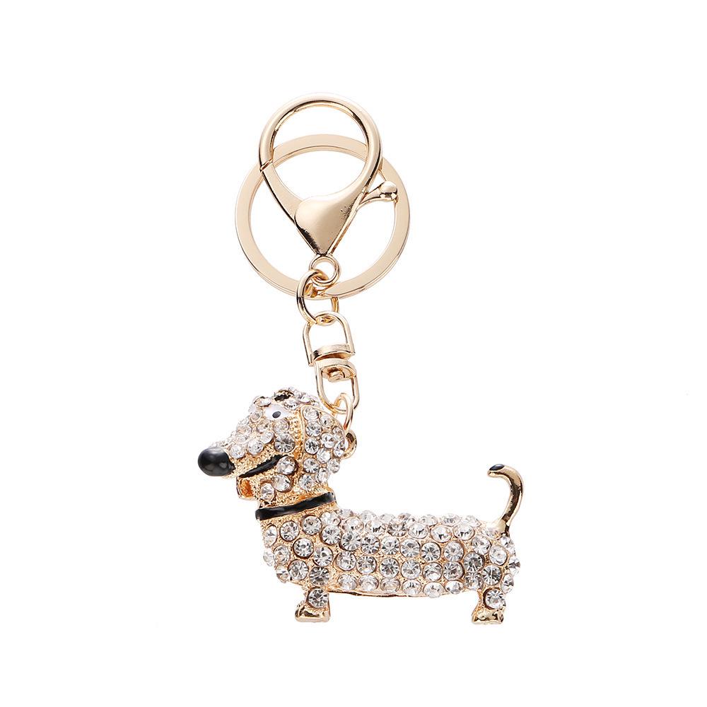 

Dachshund Zodiac Rhinestone Keychain - Pug Series Pendant