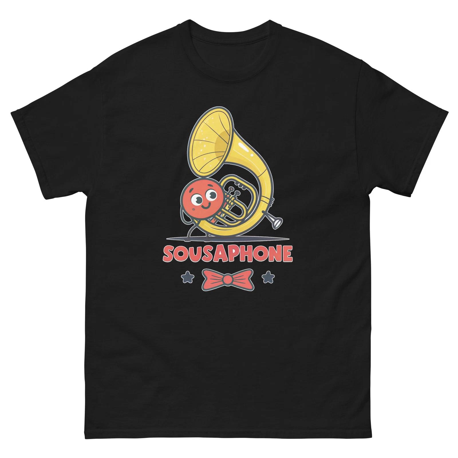 Sousaphone Musical Instrument Illustration T-Shirt 4XL