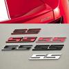 3D Metal Car Styling Red Black Logo SS Sticker Emblem Rear Trunk Badge For Camaro Chevelle Impala Malibu Accessories