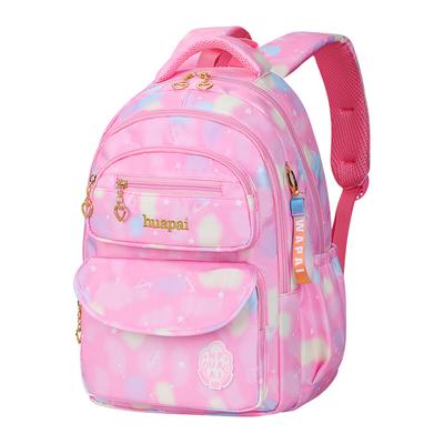 Mochila de ombro duplo leve e compacta para alunos do ensino fundamental de 6 a 12 anos, mochila escolar respirável à prova d'água