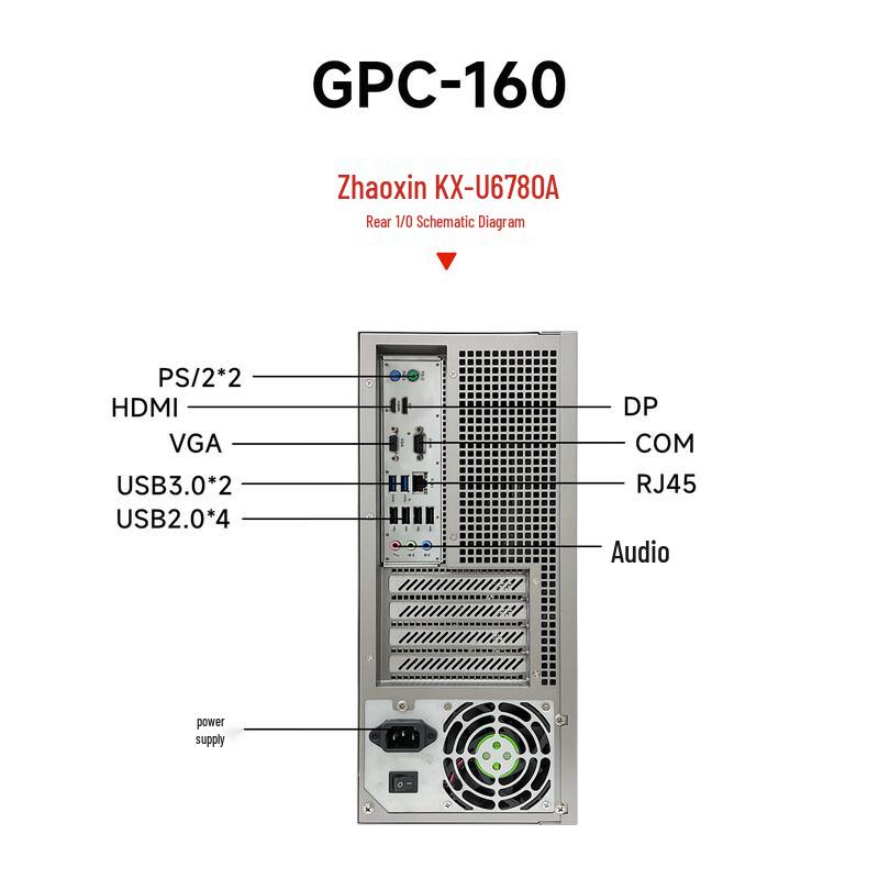 GITSTAR Zhaoxin KX-U6780A Business Desktop PC (GPC-160) (CN version)