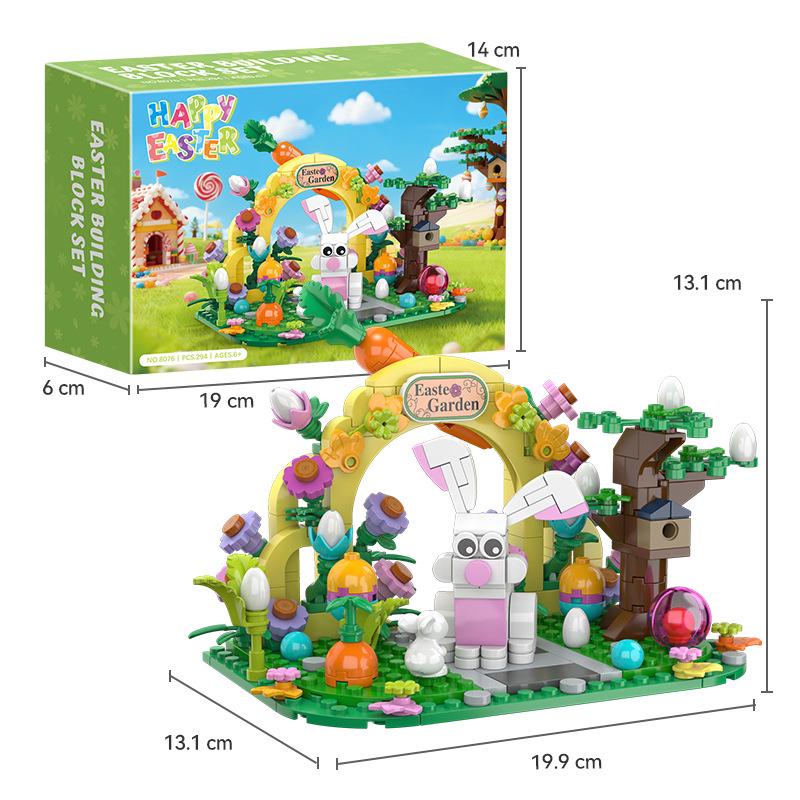 Compatible Lego Easter Garden Bunny & Chick Building Blocks Educational Toy