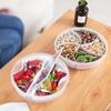 1PCS Multi-functionFood Storage Tray Dried Fruit Snack Plate Appetizer Serving Platter for Party Candy Pastry Nuts Dish