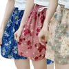 1PC Home Pajamas Lounge Bottom Women Sleep Shorts Cotton 2025 Casual Shorts NEW Floral Printing Plus Size Beach Hot Pants Loose
