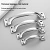 Stainless Steel Universal Bow-Shaped Handle for Doors, Drawers, Cabinets, Wardrobes, and Windows.