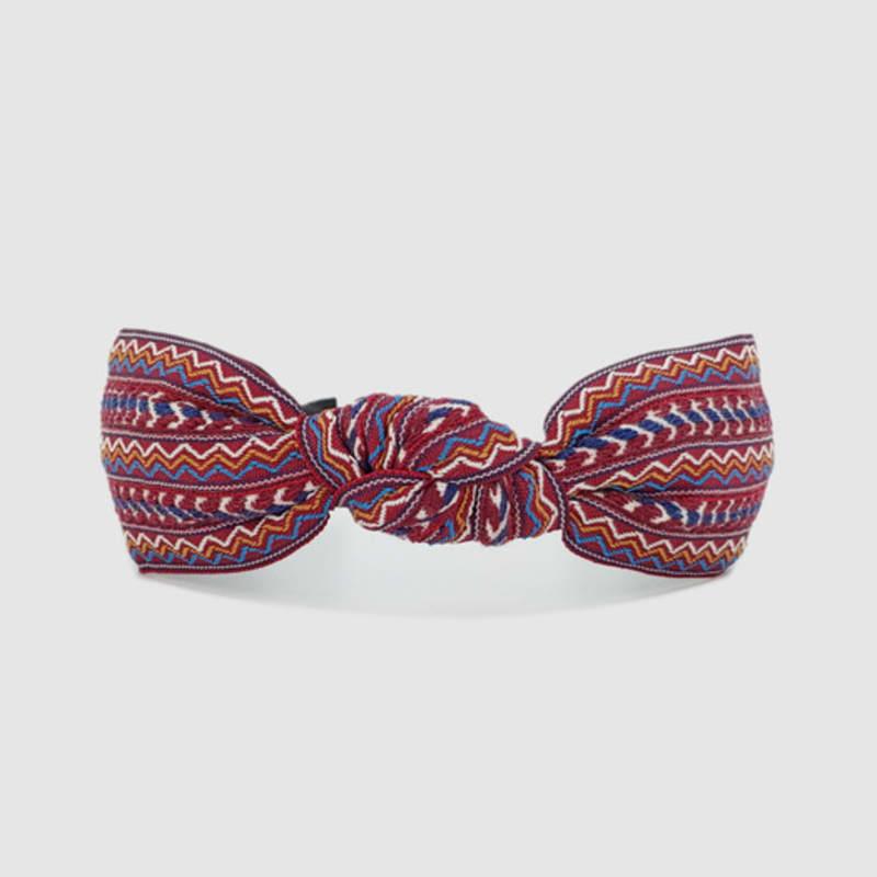 LALA Ethnic Hairband-WINE#