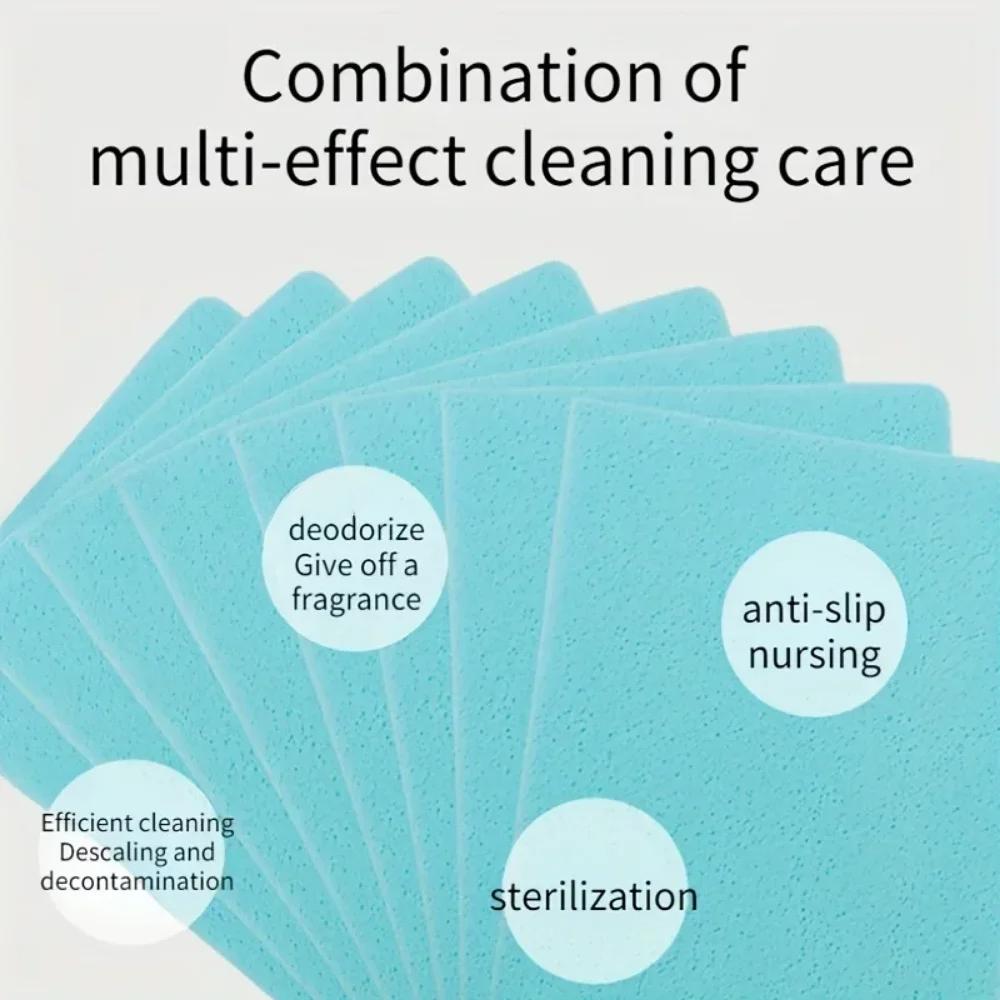 100 Stück Toilettenreinigungstücher Haushaltsfleckentferner Brausetabletten Toilettenreiniger Boden Badezimmerreinigung Frischer Duft