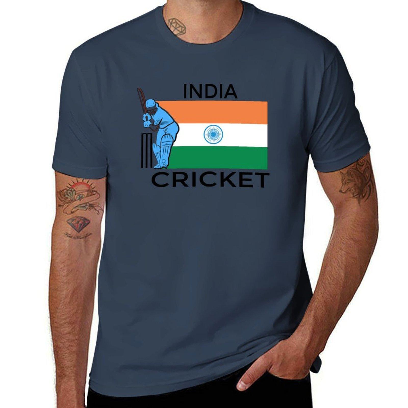 India Cricket Tshirt Perforunisexce Dry Fit Tshirt S