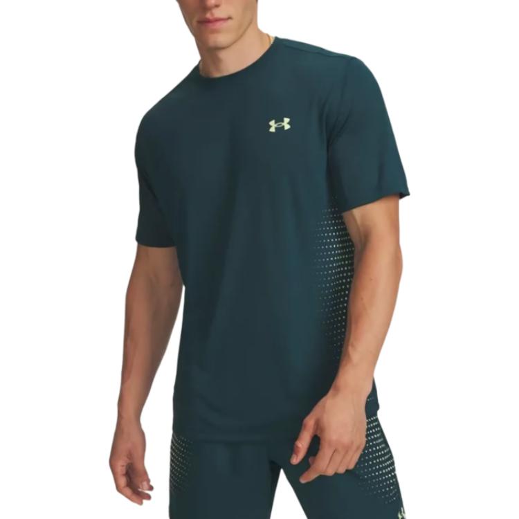 Under Armour Round Neck Logo Print Short Sleeve T-Shirt Men tops 6009833-919 S