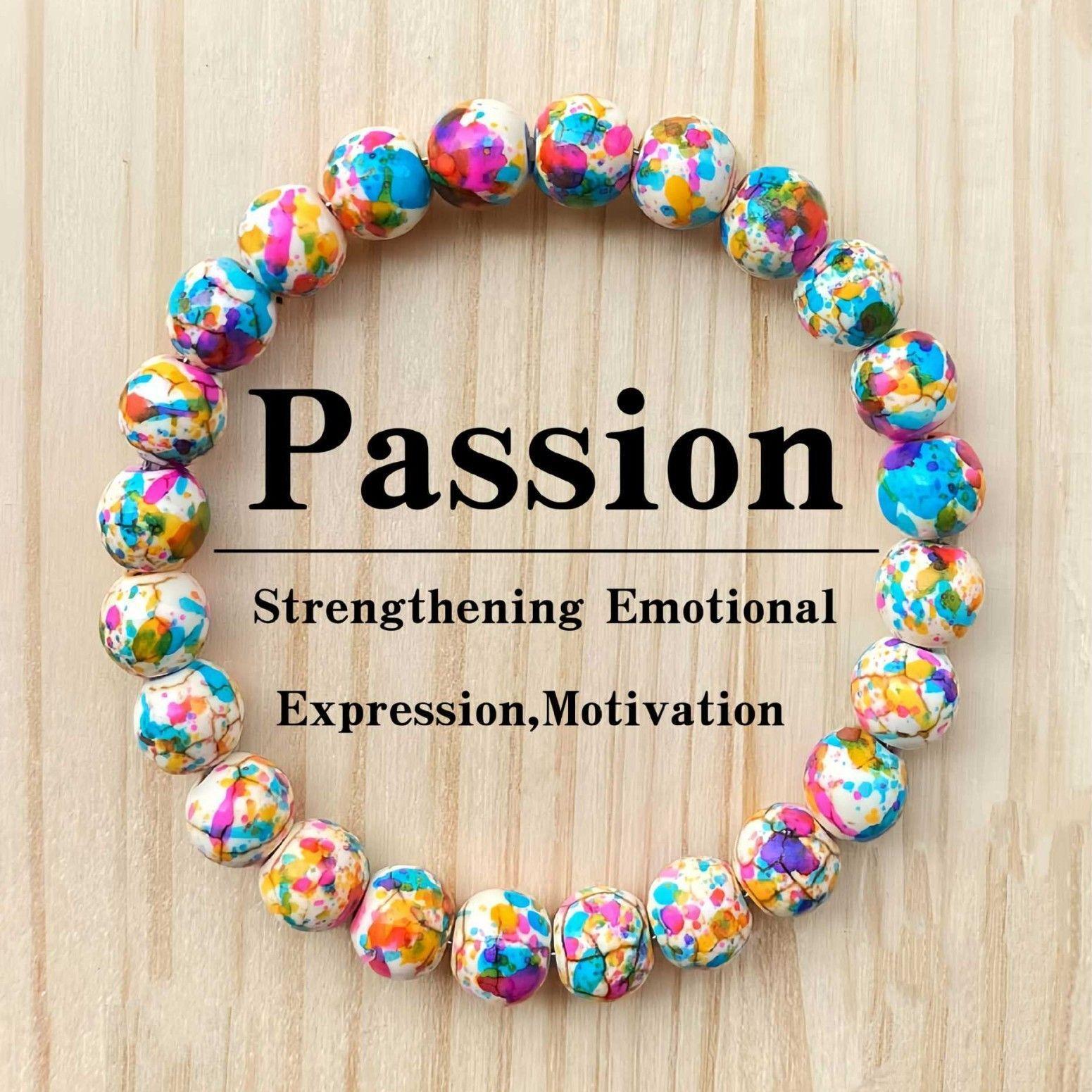 

Natural Stone Beaded Bracelet Elastic Stretch Handmade Round Beads Jewelry for Men Women Adjustable Size Fashion Accessory