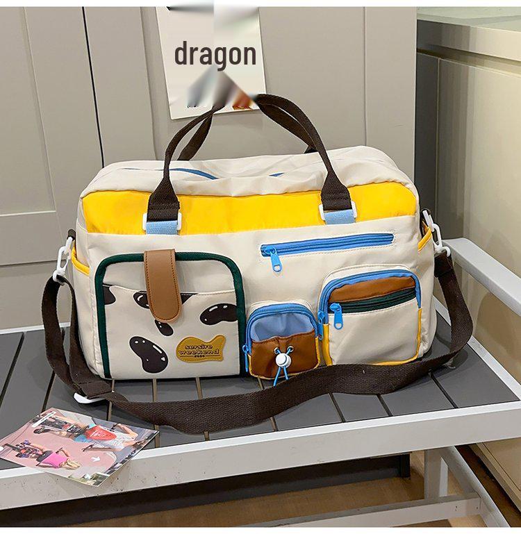 Large Capacity Travel Fitness Crossbody Bag with Wet/Dry Separation