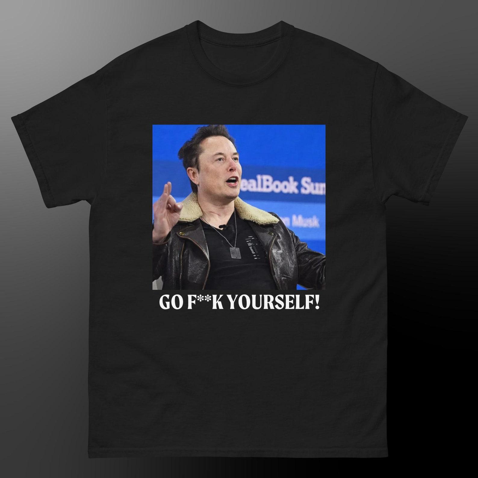 GO F**K YOURSELF Meme T-shirt L