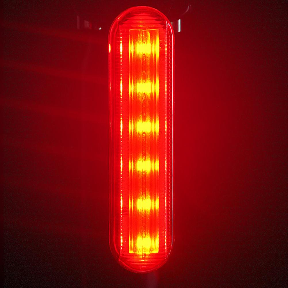 High Brightness Bike Rear Lamp USB Charging Smart Bike Taillight Brake Sensing Cycling Safety Warning Light for Bike Seat Post