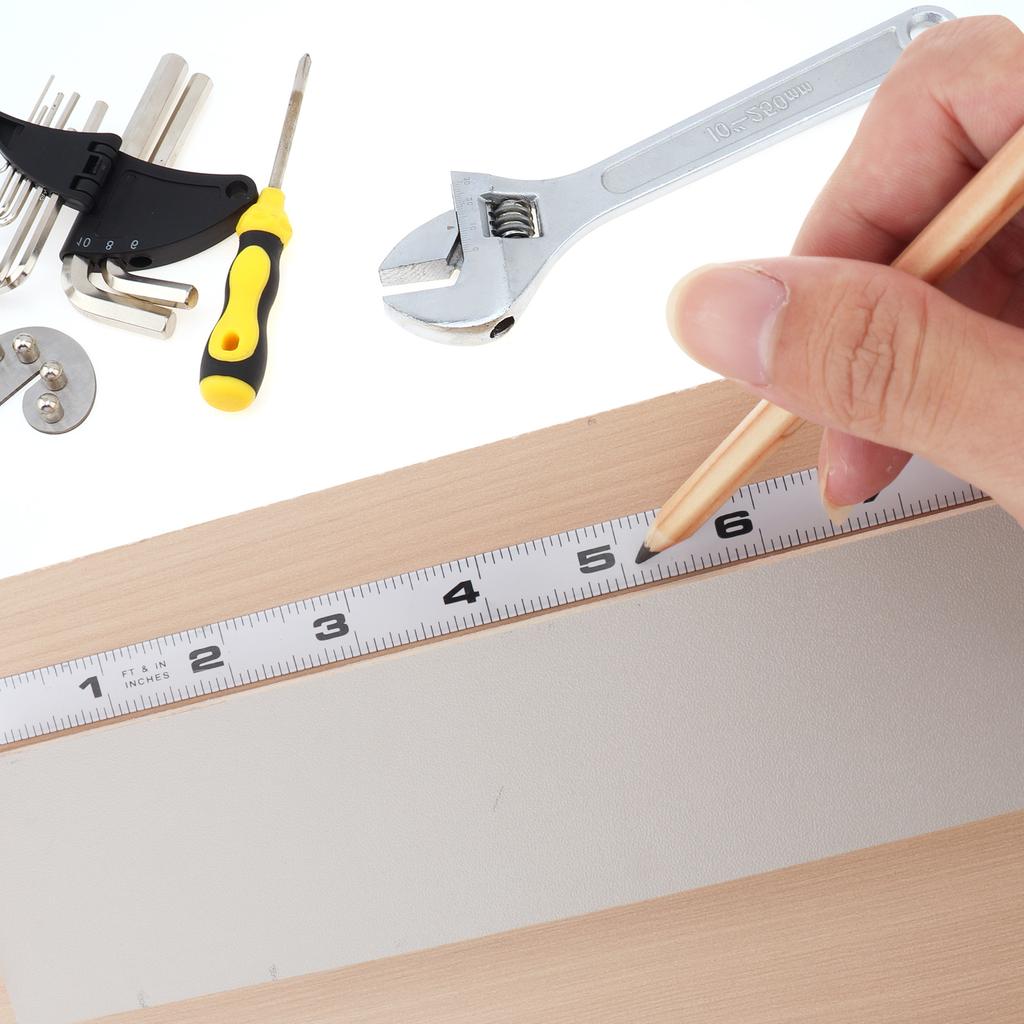 4-12 Foot Self Adhesive Tape Measure Imperial Left to Right Read T Track Workbench Miter Saw Heavy Duty