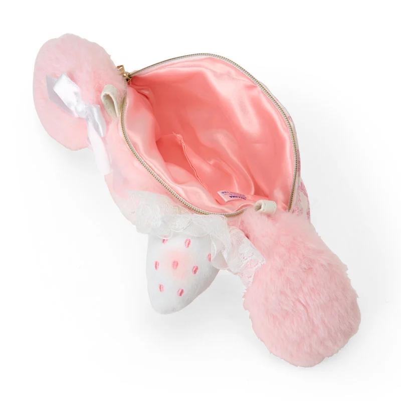 Sanrio My Melody Plush Sacoche (White Strawberry Tea Time) Japan NEW