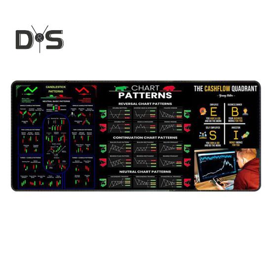 

Большой игровой коврик для мыши с прошитым краем, нескользящая основа, моющийся, простой в использовании, резиновый коврик для мыши и клавиатуры 30*80cm C