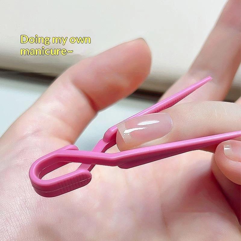20/40Pcs Reusable Spill Proof Nail Polish Protector Clips Positioning Cross for Beginner DIY Manicure