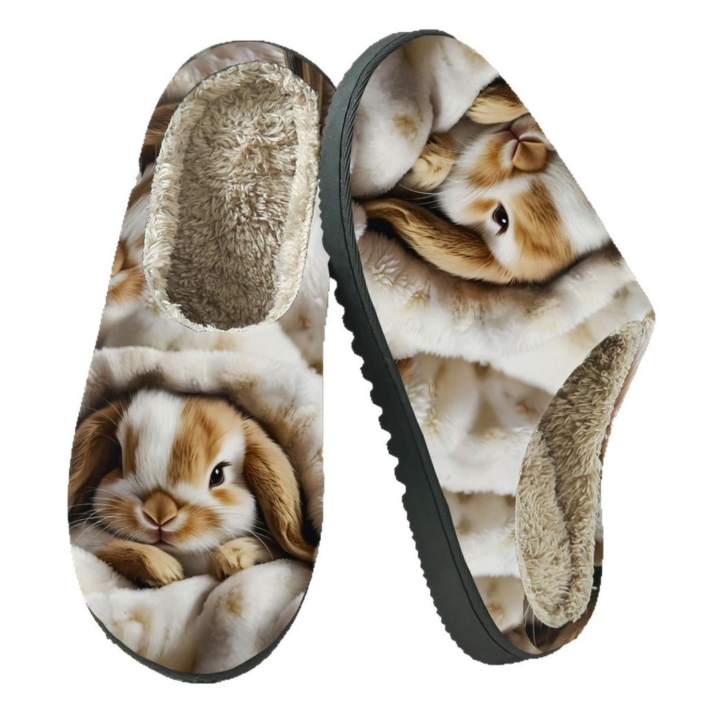 Lässige Baumwollschuhe - Niedliche Cartoon-Hausschuhe für Damen und Herren