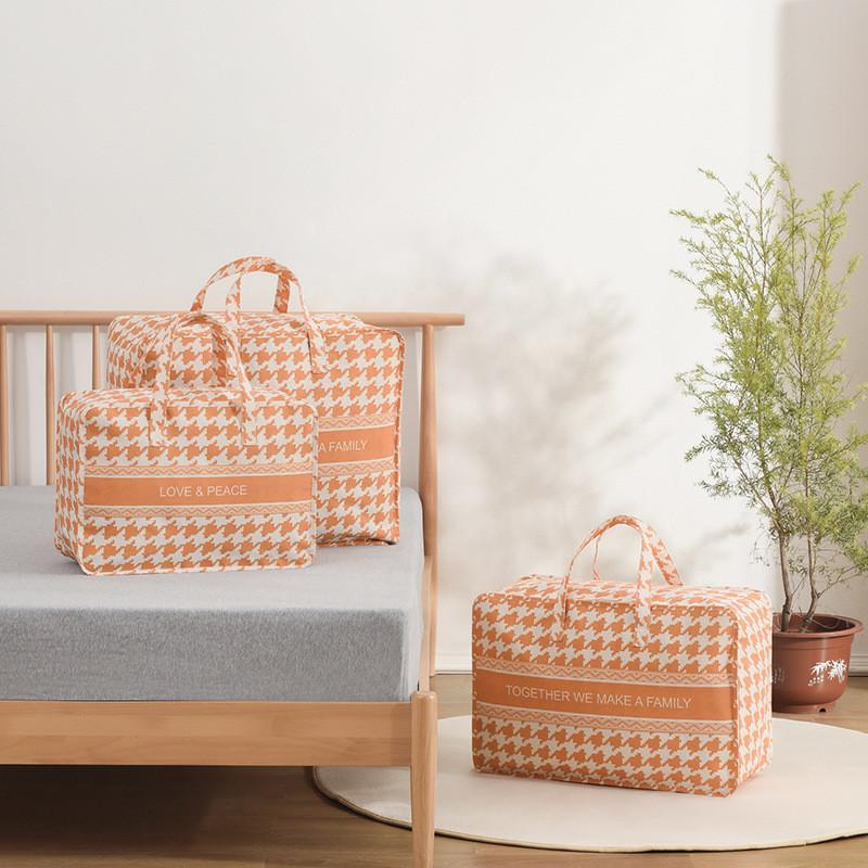 

Quilt Cotton Stylish Storage Bag For Clothes And Blankets StyleD,503520cm