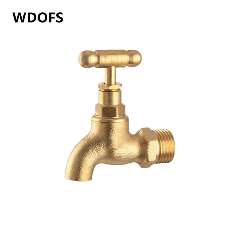 WDOFS Solid Brass Outdoor Anti-Freeze Utility Faucet