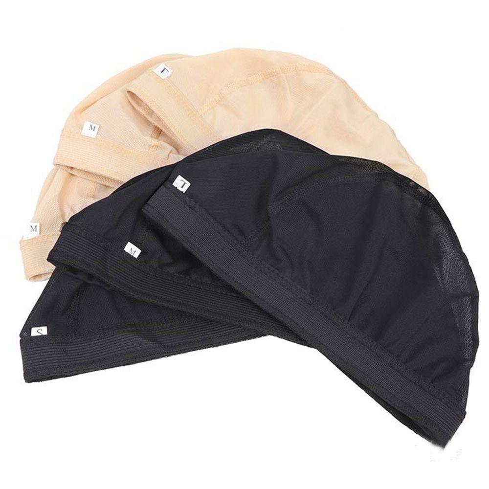 Women For Wig Making Beige Hair Accessories Dome Mesh Wig Caps Invisible Hair Net Mesh Weave Cap